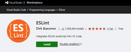 VS Code Plugin - پلاگین ESLint